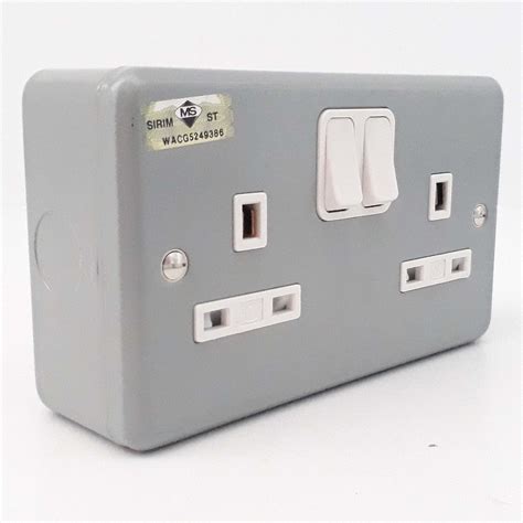 Socket Outlets and Switches with a Metallic Finish